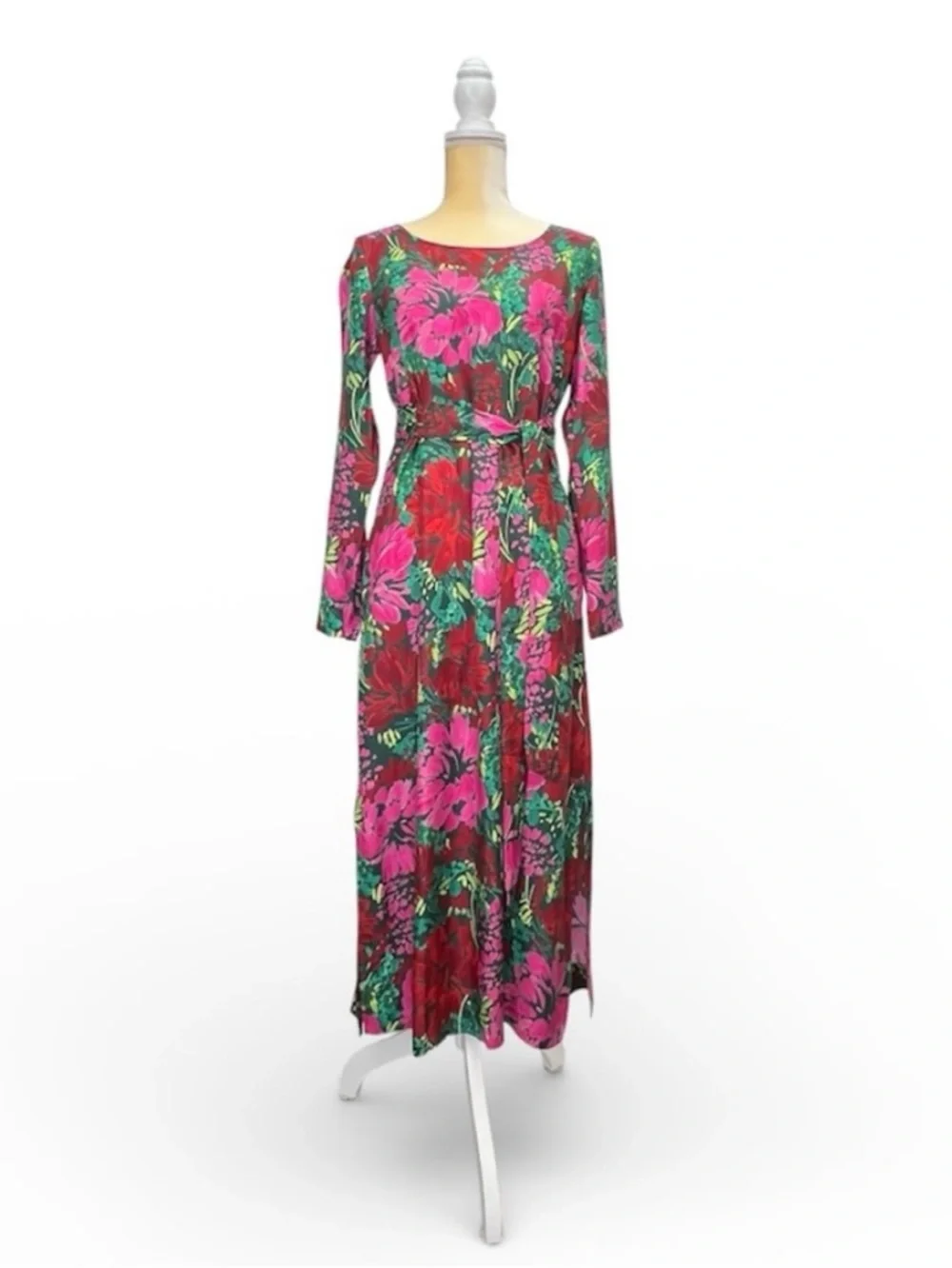 maxi dresses for women for summer Boho Long Sundress – Off-Shoulder Slit Skirt Floral Dress in Burgundy - Women's Boho Fashion Flared, A-line Color:Dune Add a wide Stoles Why commit to just